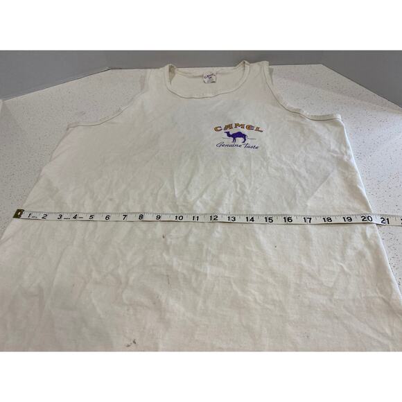 Vintage 90s Camel Genuine Taste Tank Top Size XL - Picture 5 of 9
